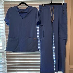 Figs Scrub Set - Ceil Blue (Small)